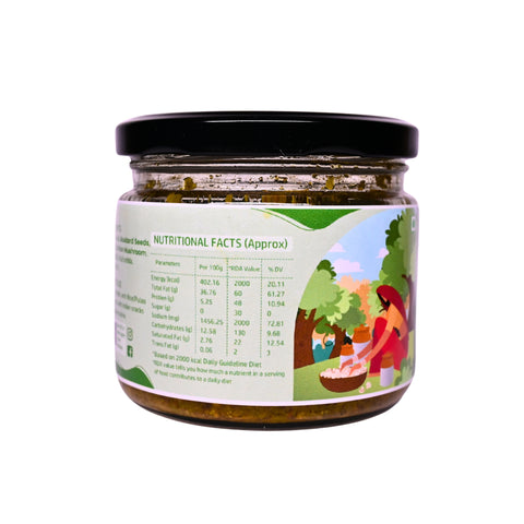 Mushroom Green Chili Pickle - Jaaivat